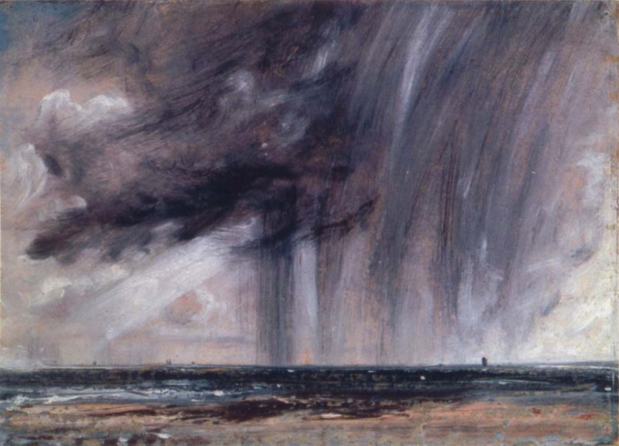 John Constable Rainstorm over the sea